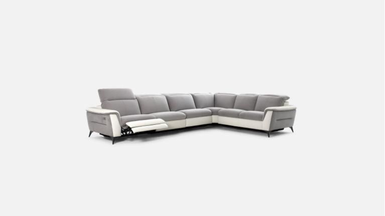 Electric corner sofa chaise longue ASTANA