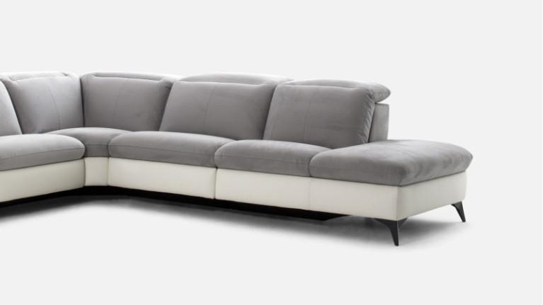Electric corner sofa chaise longue ASTANA