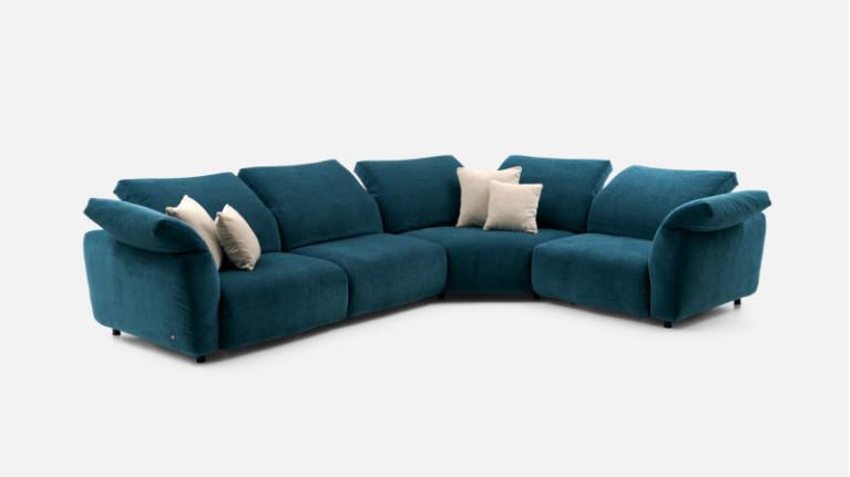 TOKYO fabric corner recliner sofa | Optimum comfort