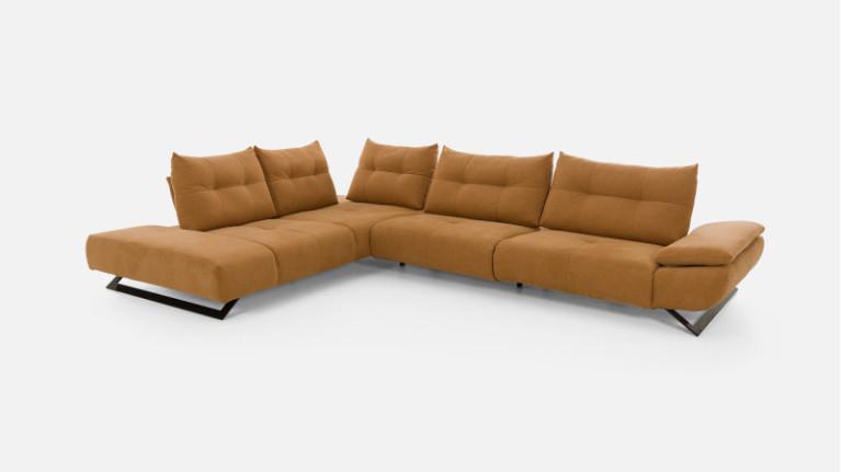 LEVEL corner sofa - Adjustable seat depth and great comfort for this 100-color designer corner sofa.