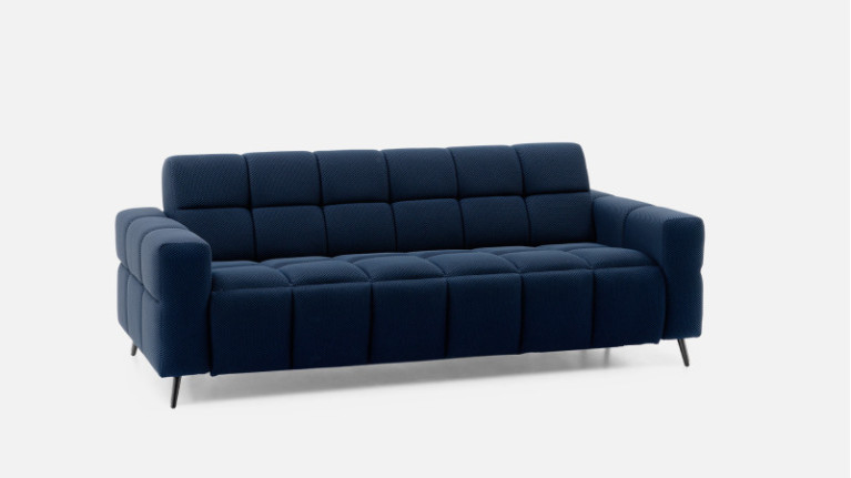 3D fabric 3-seater sofa TETRIS