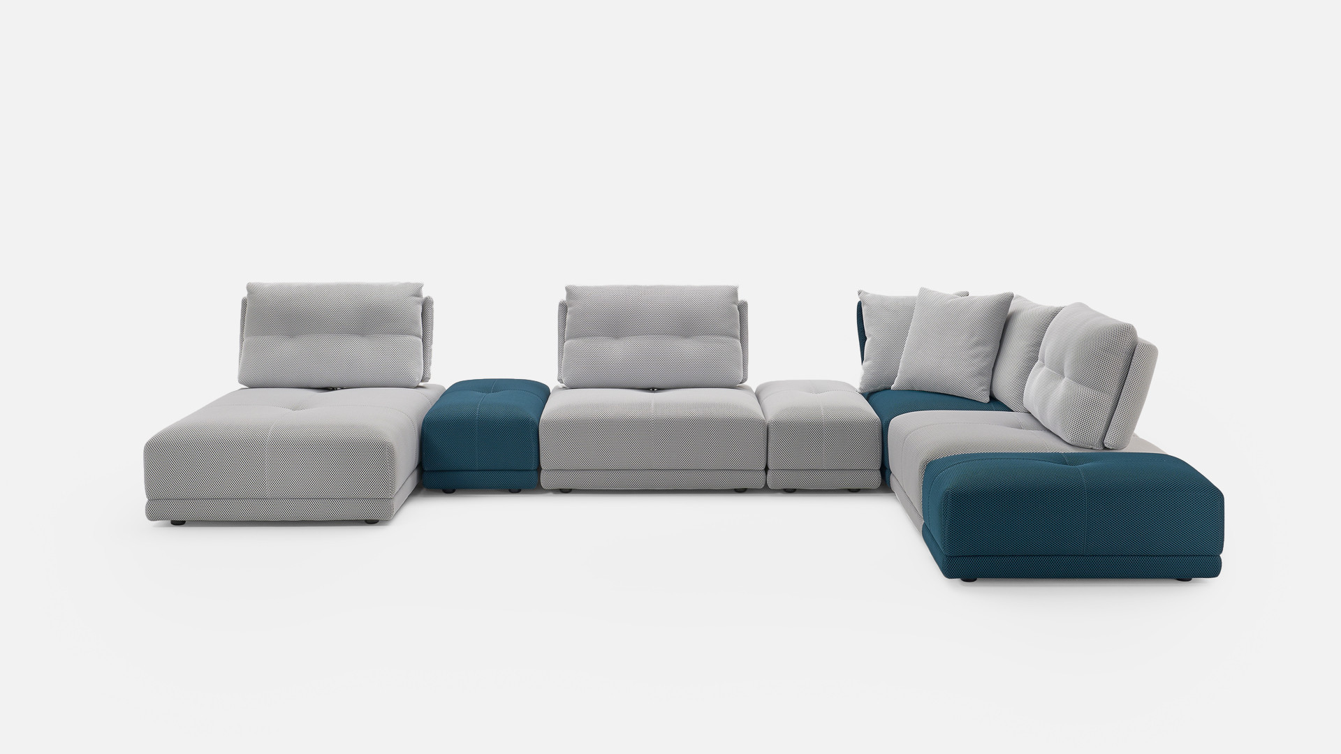 SPACER EDITION modular corner sofa - Fully customizable for beautiful living spaces