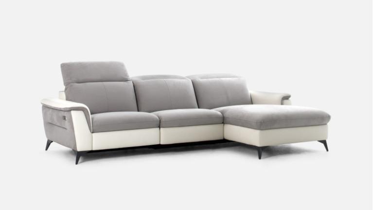 Electric corner sofa chaise longue ASTANA