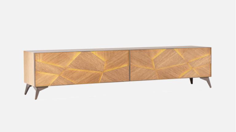 ECLIPSE TV stand - An elegant play of light