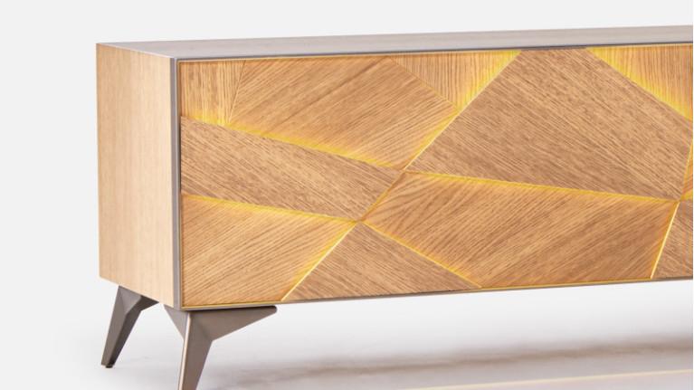 2-door TV stand ECLIPSE | Design furniture to enhance your living room