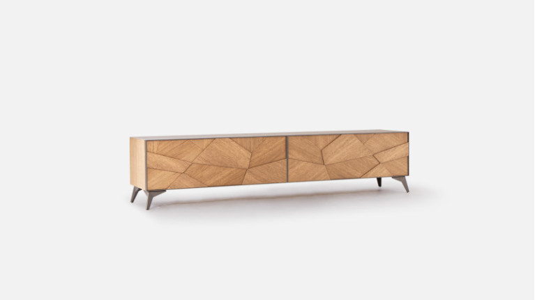 Meuble TV 2 portes ECLIPSE | Meuble design pour sublimer votre salon