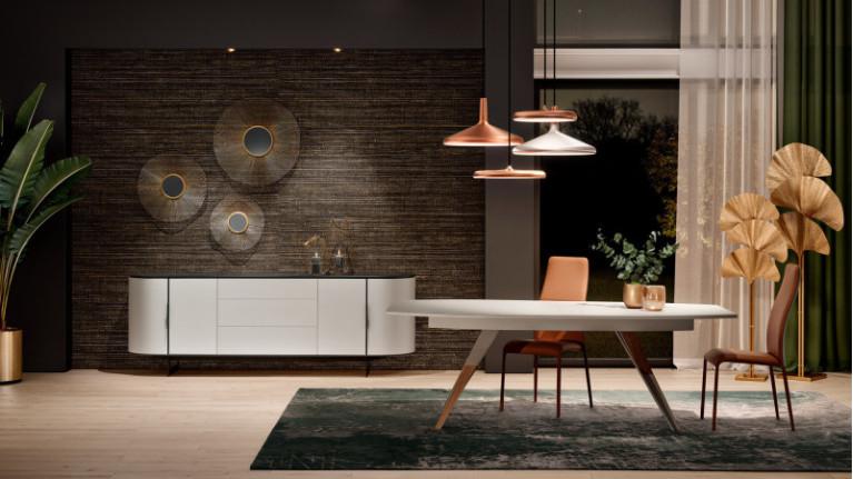 CIRCUS sideboard | Contemporary design with a rounded shape