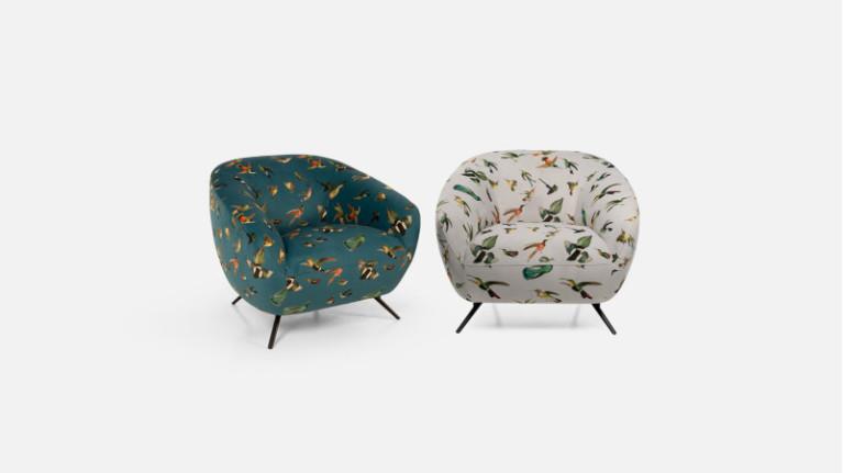 CASSANDRA headrestless armchair | Design and contemporary