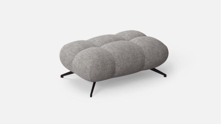 Fabric living room pouf, Italian design, OTTO