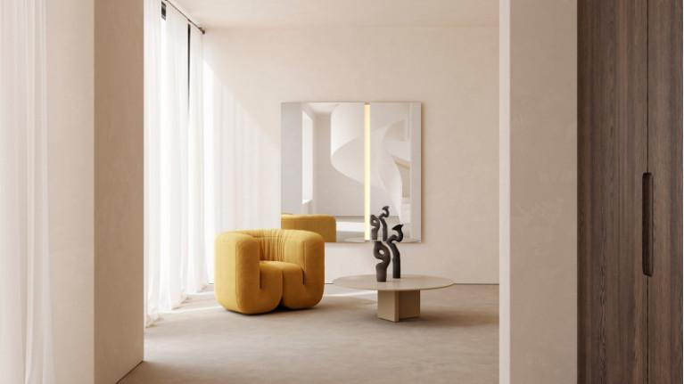 Mirror LUNA LIGHT RECTANGULAR | Miroir Design
