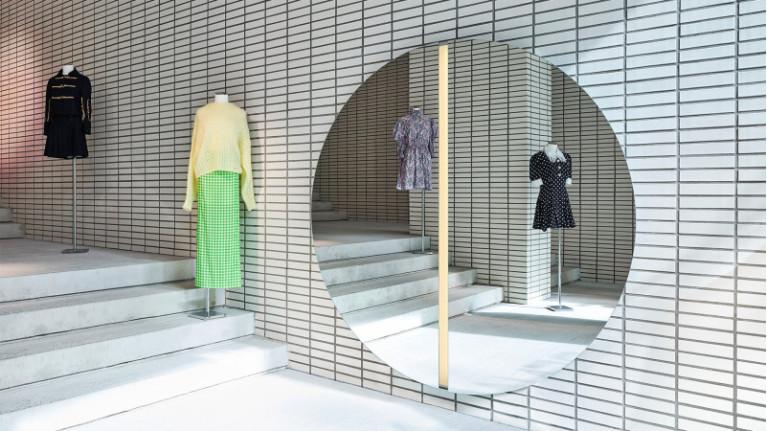 LUNA I Mirror Impressive diameter, luminous center or black glass