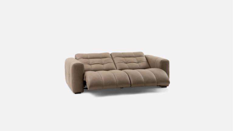 BEACH leather electric recliner sofa | 100% modular