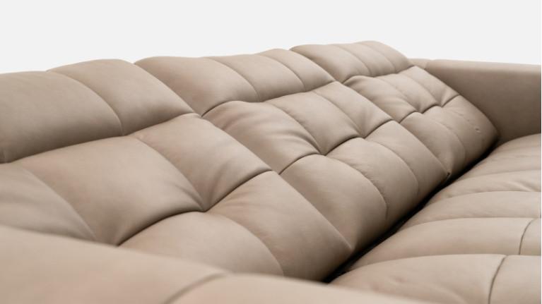 BEACH leather electric recliner sofa | 100% modular