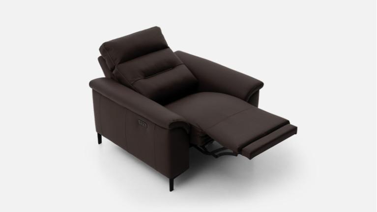 Leather electric recliner ALBATROS | Soft comfort