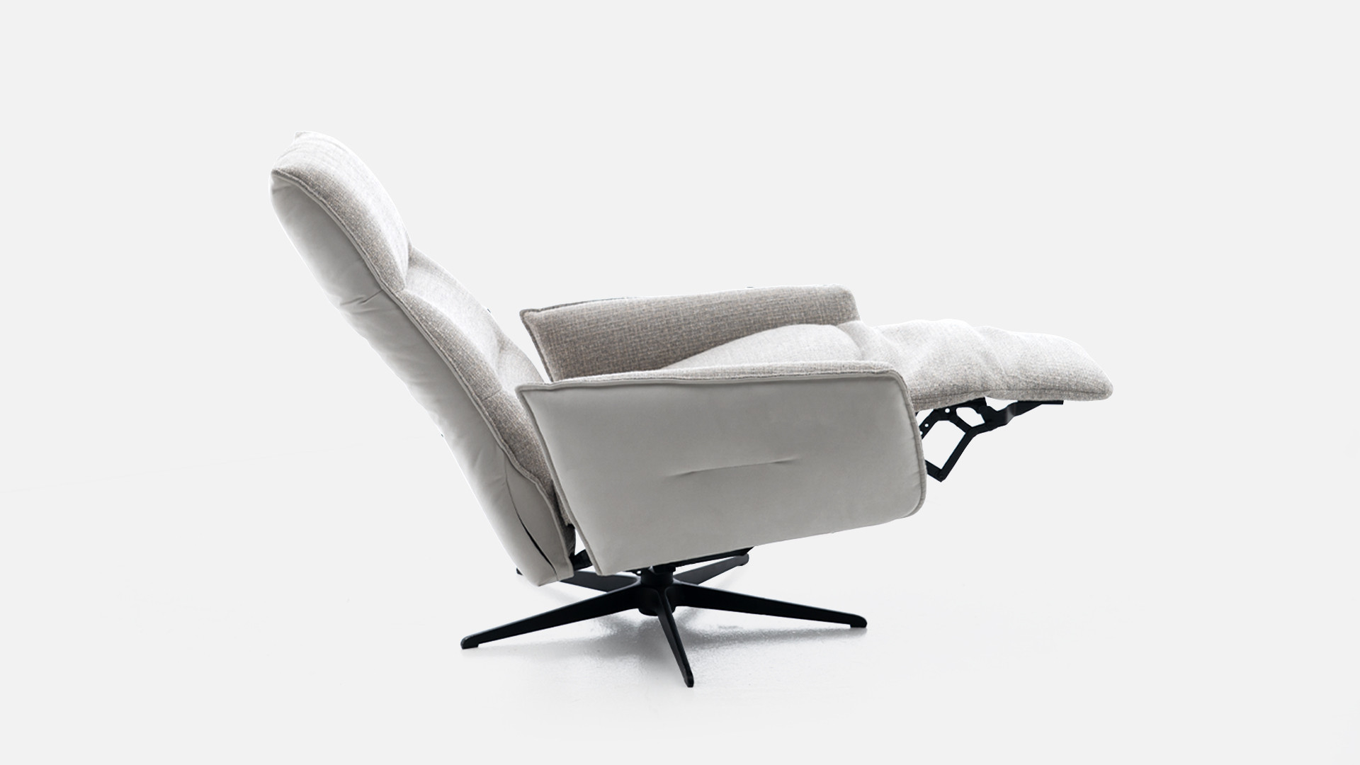 APOLLON fabric manual swivel recliner | Comfort and relaxation