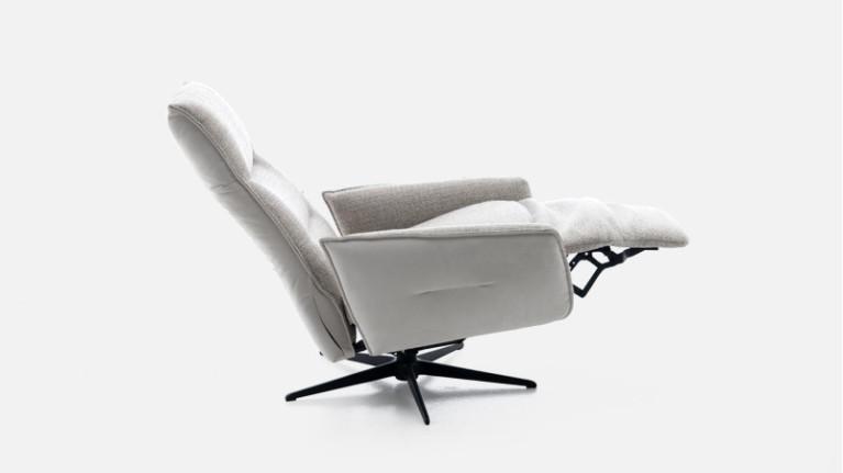 APOLLON fabric manual swivel recliner | Comfort and relaxation