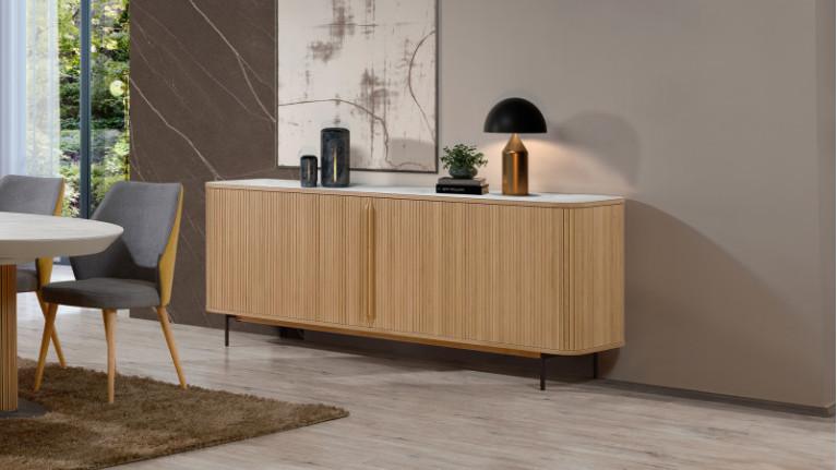CANNELE sideboard | Soft, harmonious curves