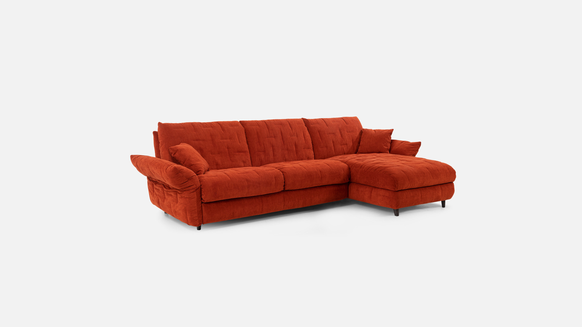 Canapé d'angle convertible ELYSEE I Confort moelleux 100% configurable