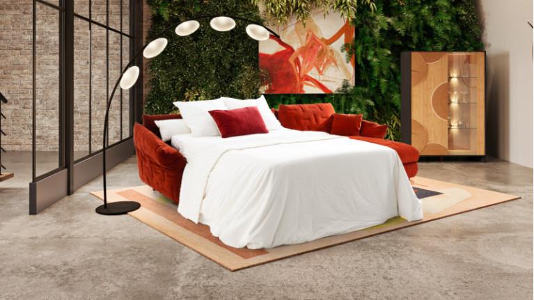 ELYSEE I corner sofa bed Soft comfort 100% configurable