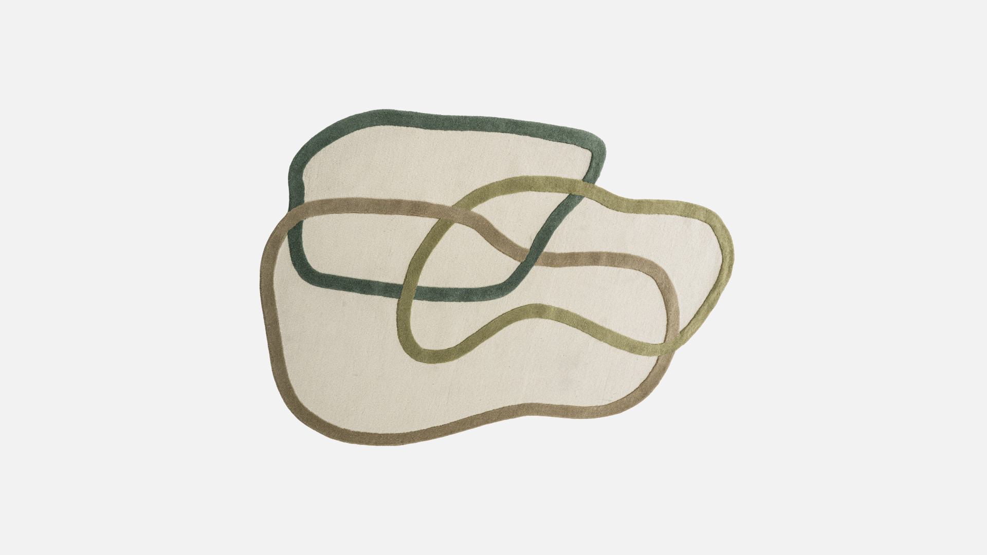 Tapis LOOP LICHEN | Forme originale