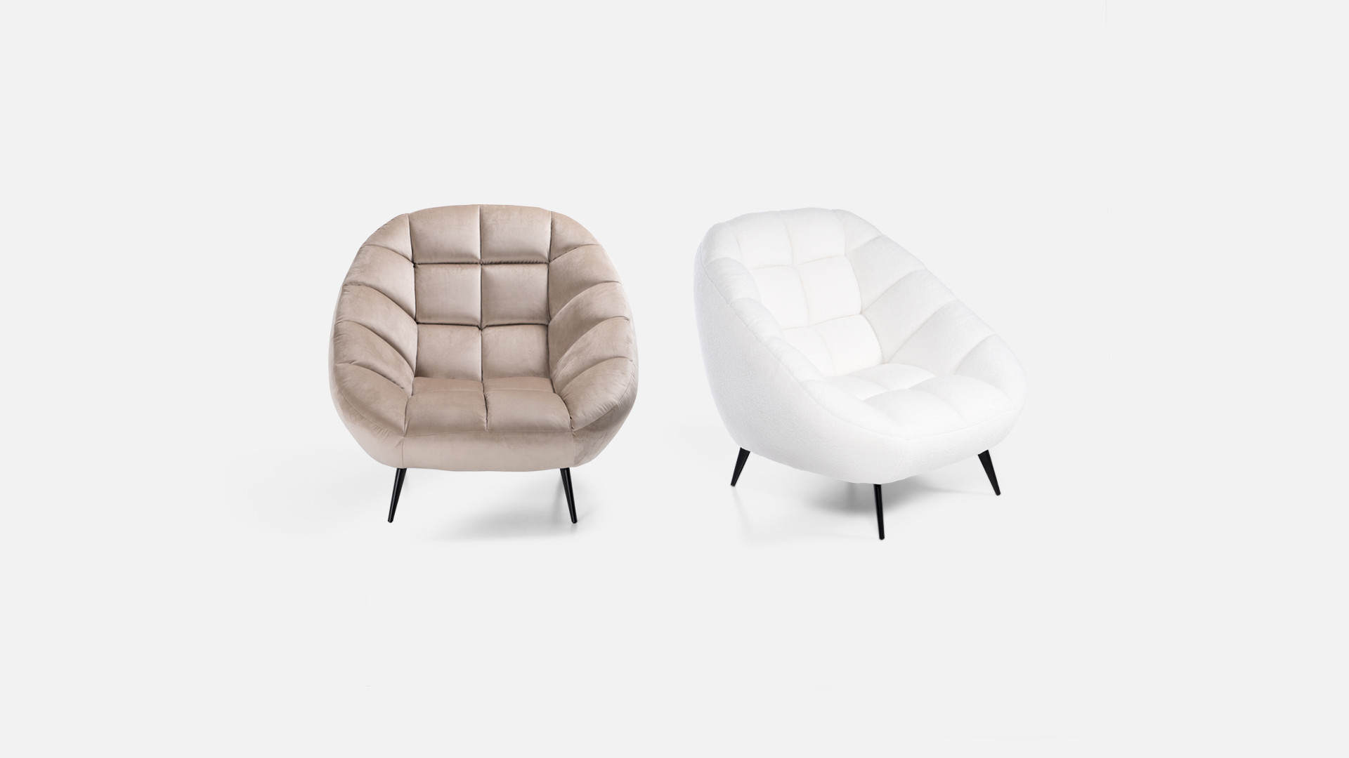 DIAMOND fabric armchair | For a refined interior