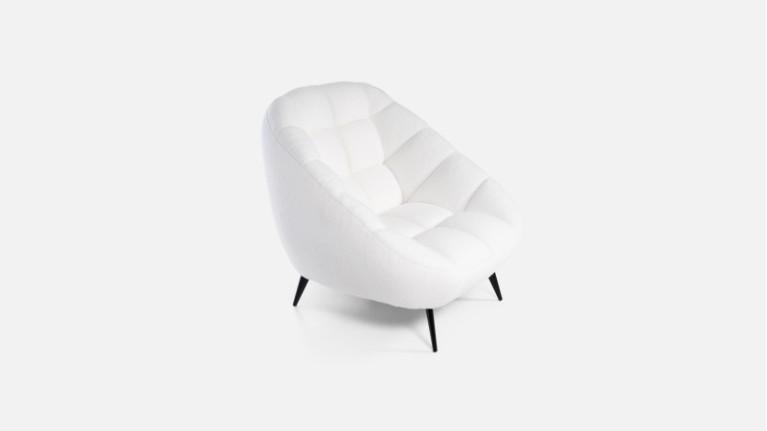 DIAMOND fabric armchair | For a refined interior