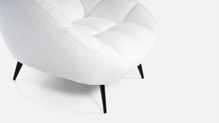 DIAMOND fabric armchair | For a refined interior