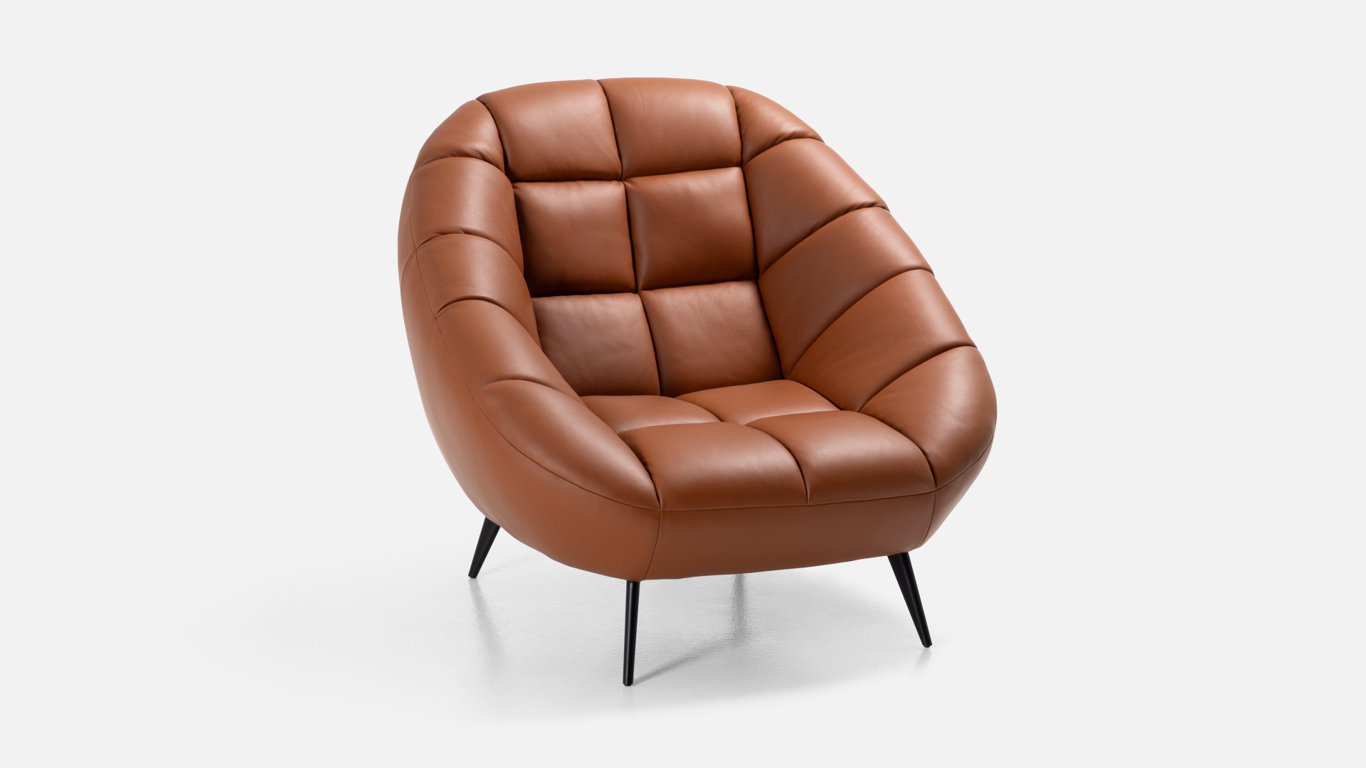 DIAMANT leather armchair | For a refined interior