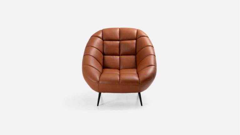 DIAMANT leather armchair | For a refined interior