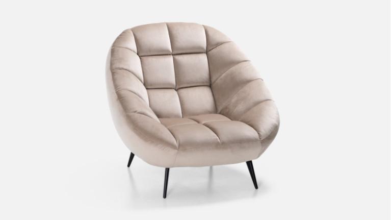 DIAMOND fabric armchair | For a refined interior