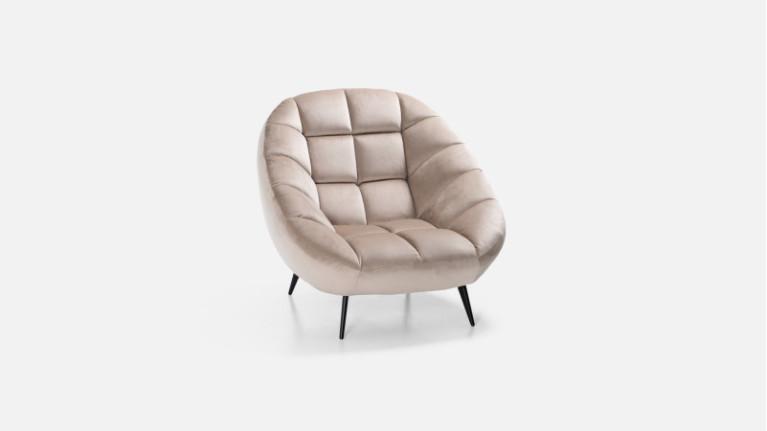 DIAMOND fabric armchair | For a refined interior