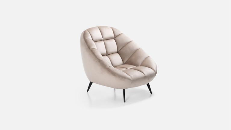 DIAMOND fabric armchair | For a refined interior