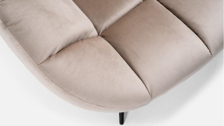DIAMOND fabric armchair | For a refined interior
