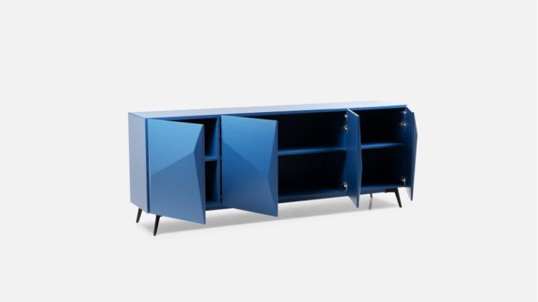 4-door sideboard mat lacquer ORIGAMI | Minimalist design