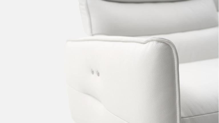 ZEUS 3-seater leather electric recliner sofa | Comfort and relaxation