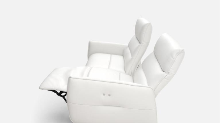 ZEUS 3-seater leather electric recliner sofa | Comfort and relaxation