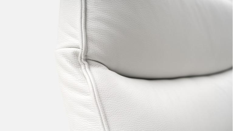 3-seater leather manual recliner sofa ZEUS | Comfort and relaxation