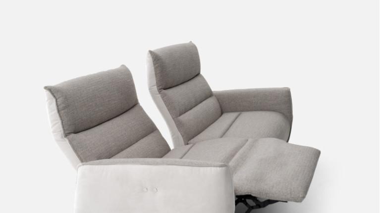 ZEUS 3-seater leather electric recliner sofa | Comfort and relaxation