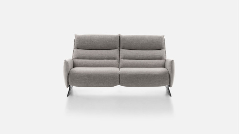 Canapé relaxation manuelle 3 places tissu ZEUS | Confort et détente