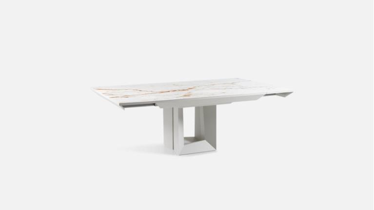 ORIGAMI square extendable dining table | Minimalist design