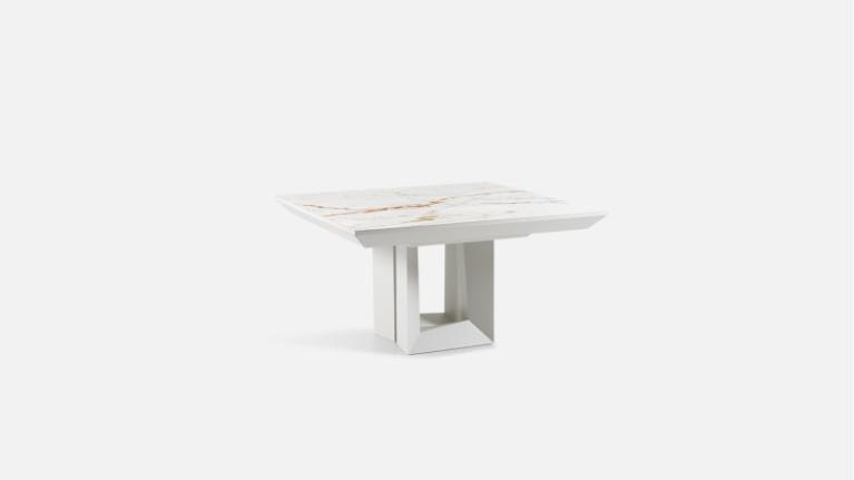 ORIGAMI square extendable dining table | Minimalist design