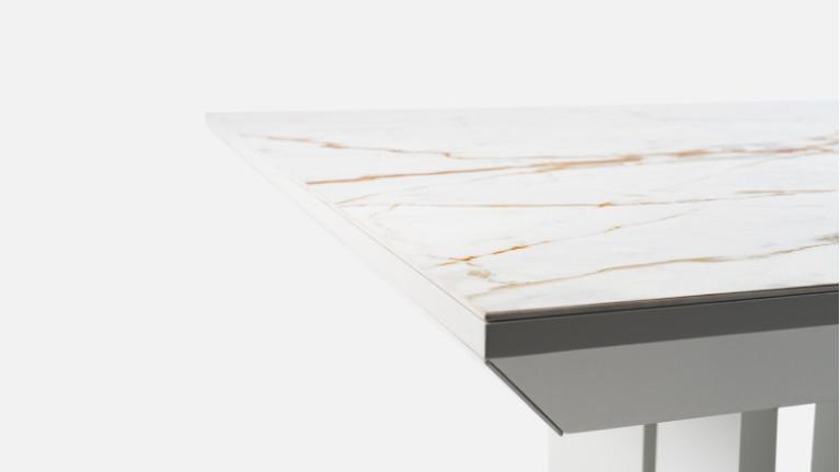 ORIGAMI square extendable dining table | Minimalist design