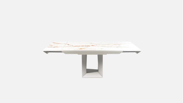 ORIGAMI square extendable dining table | Minimalist design
