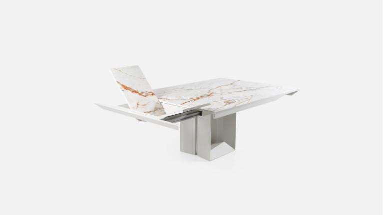 ORIGAMI square extendable dining table | Minimalist design