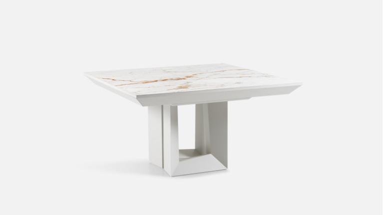 ORIGAMI square extendable dining table | Minimalist design