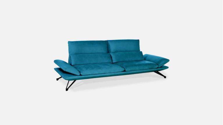 Canapé ALADIN | Straight sofa with adjustable headrests