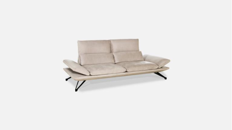 Canapé ALADIN | Straight sofa with adjustable headrests