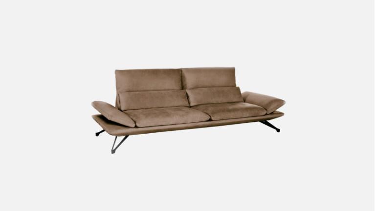 Canapé ALADIN | Straight sofa with adjustable headrests