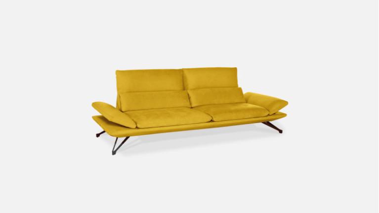 Canapé ALADIN | Straight sofa with adjustable headrests