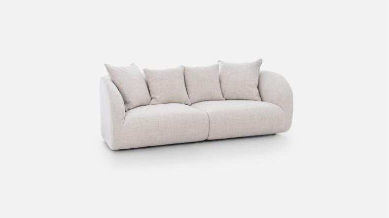 RIVA fabric sofa | Wrap-around curves and generous comfort